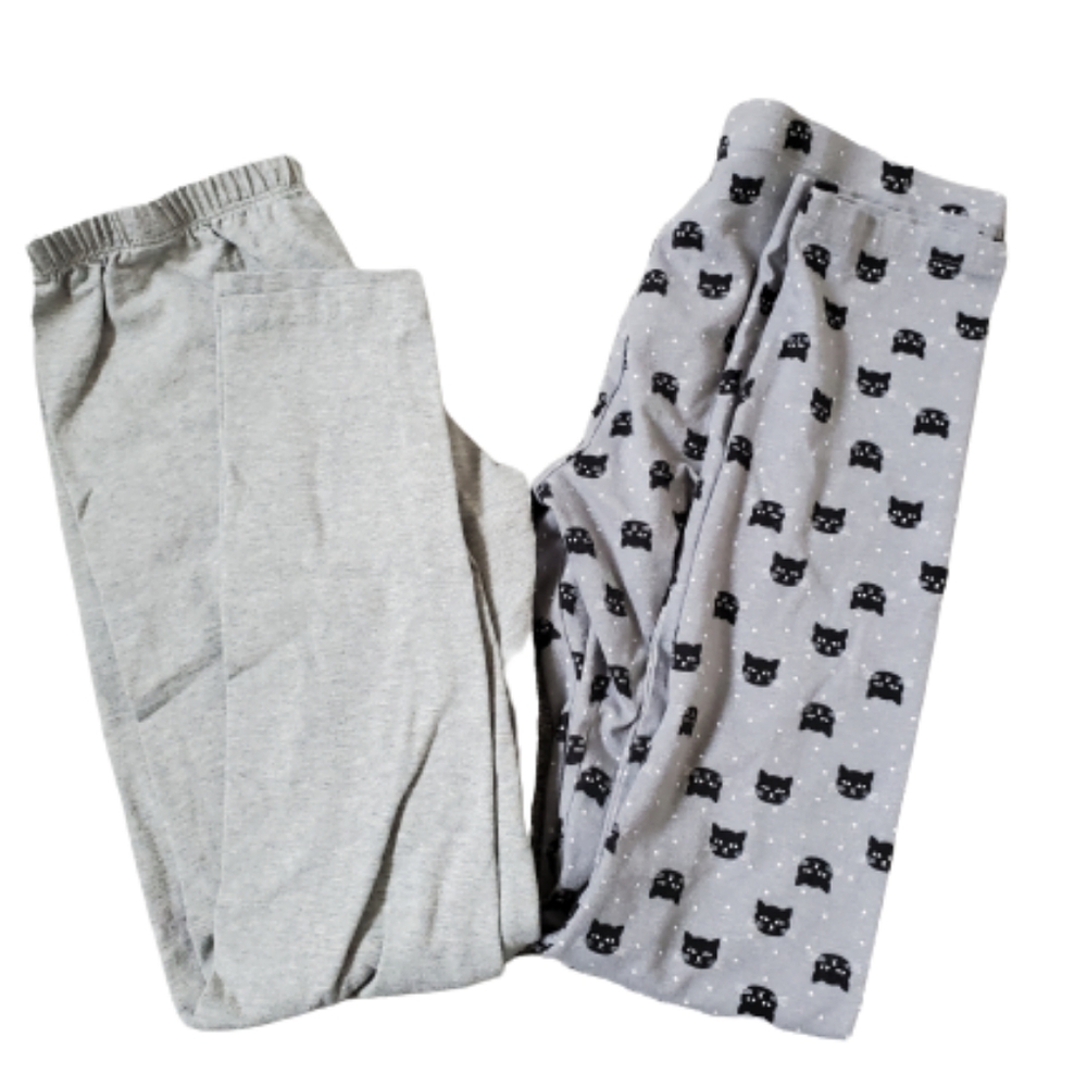 The children's place/ wonder nation girls leggings bundle, 18, gray